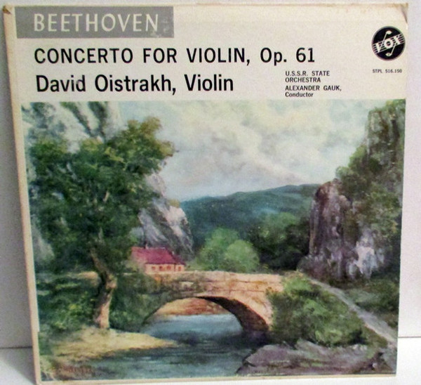 Ludwig van Beethoven, David Oistrach, Russian State Symphony Orchestra, Alexander Gauk - Concerto For Violin, Op. 61 - VOX (6) - STPL 516.150 - LP 2426335349