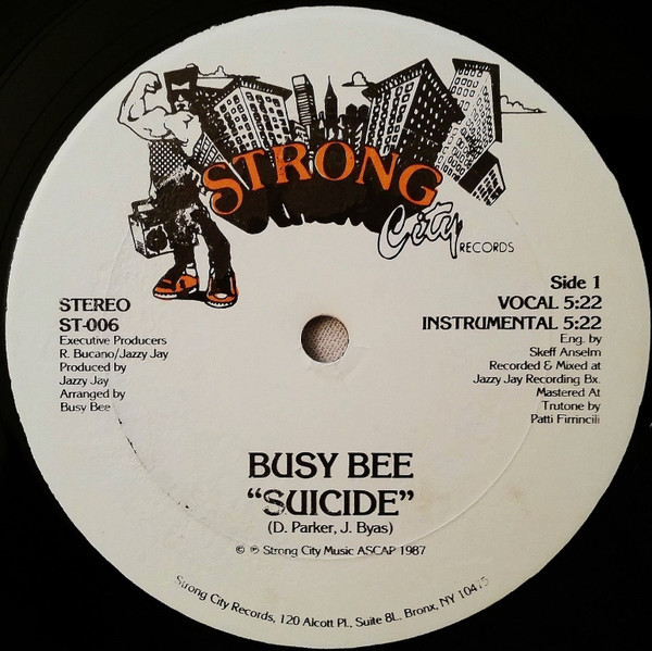 Busy Bee - Suicide - Strong City Records - ST-006 - 12" 2492961638