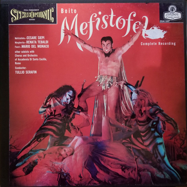 Arrigo Boito - Mefistofele - London Records, London Records - OSA 1307, OS.25062 - 3xLP + Box, Blu 2415765038