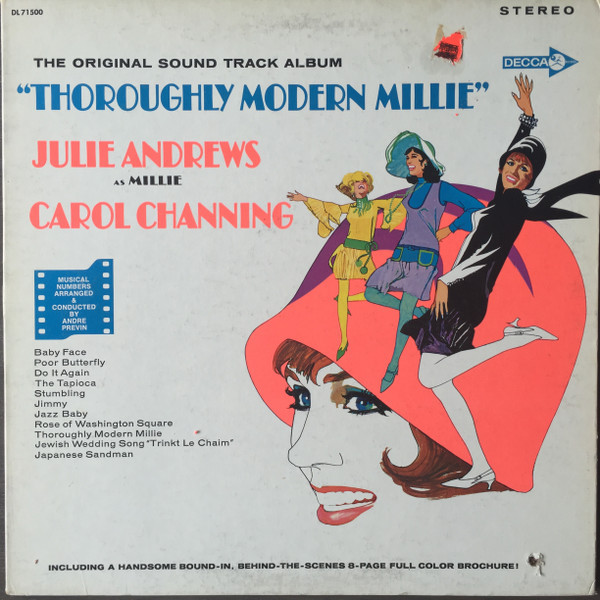 Various - Thoroughly Modern Millie (The Original Sound Track Album) - Decca - DL 71500 - LP, Album 2489285414