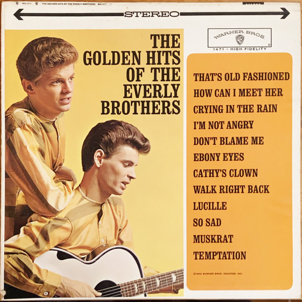 Everly Brothers - The Golden Hits Of The Everly Brothers - Warner Bros. Records - WS 1471 - LP, Comp, RE, RP, Win 2526948531