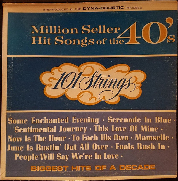 101 Strings - Million Seller Hit Songs Of The 40's - Somerset - P-21100 - LP, Album 2533739181