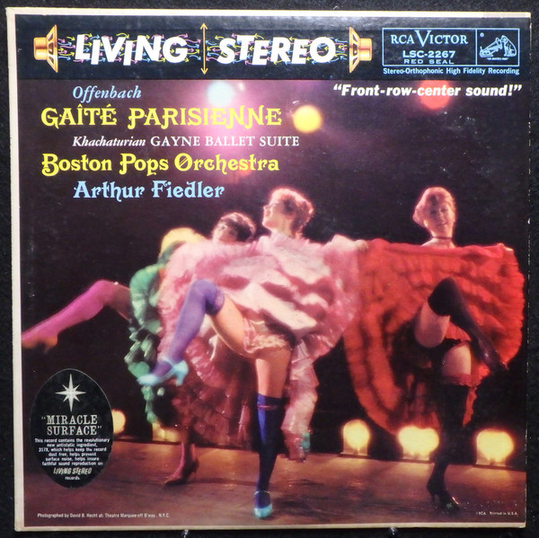 Jacques Offenbach, Aram Khatchaturian, The Boston Pops Orchestra, Arthur Fiedler - Ga√Æt√© Parisienne / Gayne Ballet Suite - RCA Victor Red Seal, RCA Victor Red Seal - LSC-2267, LSC-2267 RE - LP, Album, RE, Roc 2538269862