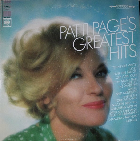 Patti Page - Greatest Hits - Columbia - CS 9326 - LP, Album 2451177209