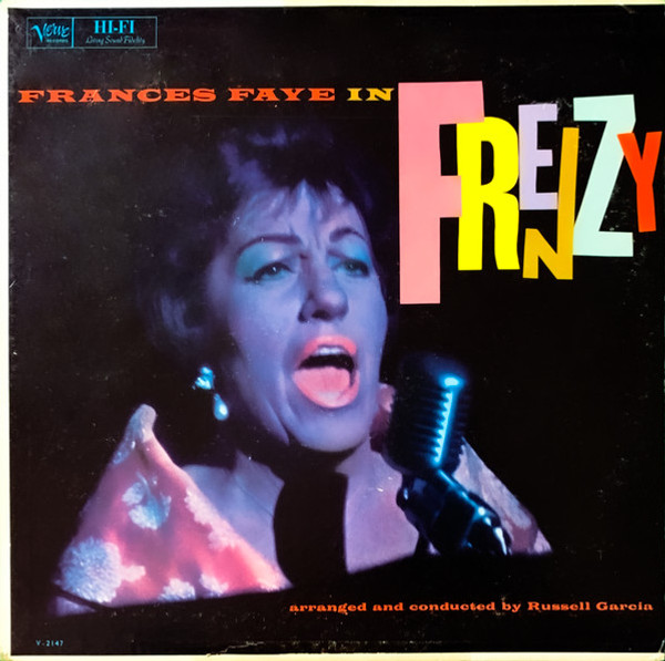 Frances Faye - Frances Faye In Frenzy - Verve Records - V-2147 - LP, Album, Mono 2416709222