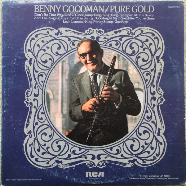 Benny Goodman - Pure Gold - RCA - ANL1-0973(e) - LP, Comp, RE, Ind 2411938130