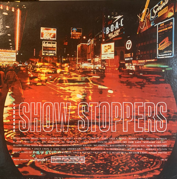 Various - Broadway Show Stoppers - Columbia Special Products - XTV 95557 CSP 168 - LP, Album, Comp, Mono, Ltd 2478922766