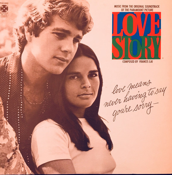 Francis Lai - Love Story - Music From The Original Soundtrack - Paramount Records - PAS 6002 - LP, Album, She 2474988728