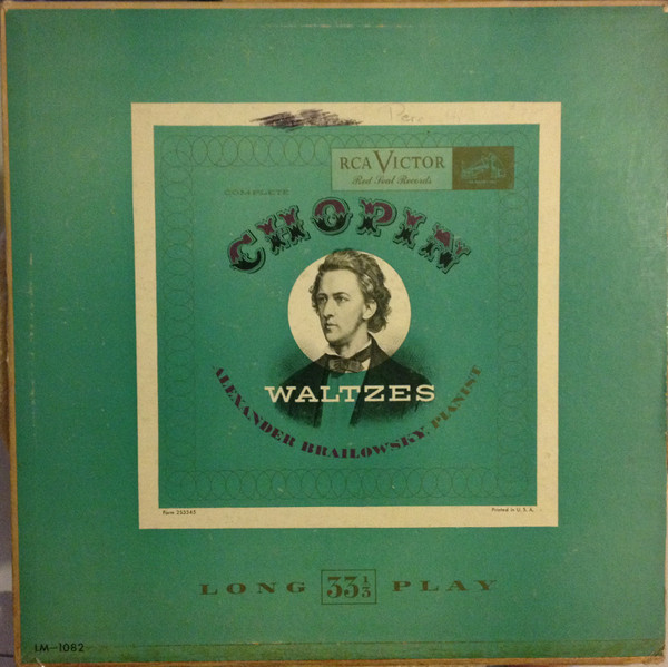 Alexander Brailowsky - Chopin Waltzes - RCA Victor Red Seal - LM 1082 - LP, Album, Mono 2460277205