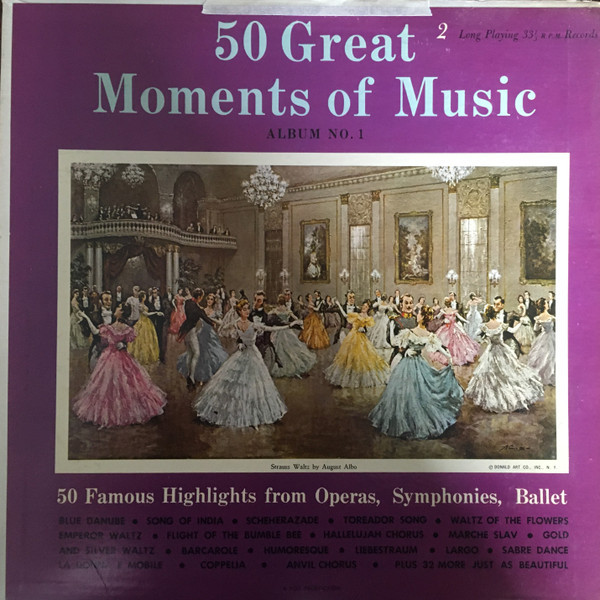 Unknown Artist - 50 Great Moments Of Music (Album No. 1) - Vox Productions - GM 3 - 2xLP, Comp 2538292434