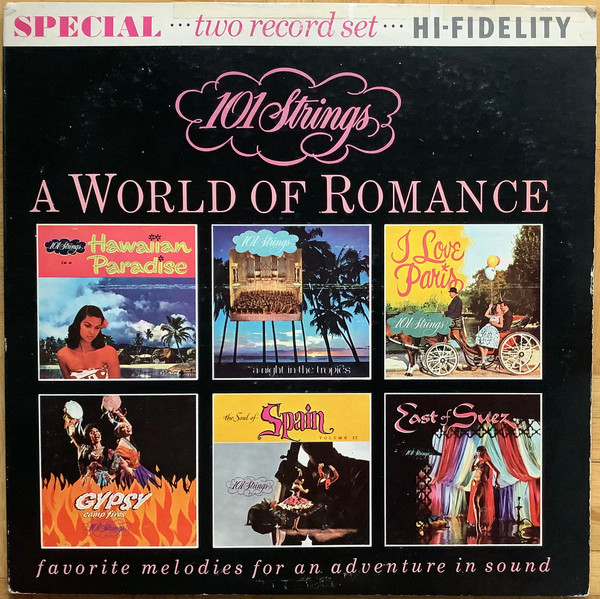 101 Strings - A World Of Romance - Somerset - 3DS - 2xLP, Comp, Mono 2533733685