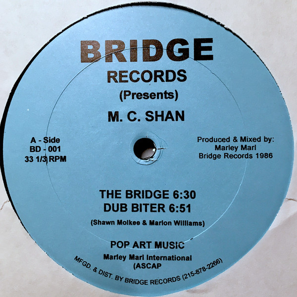 MC Shan - The Bridge - Bridge Records (2) - BD-001 - 12" 2494980275