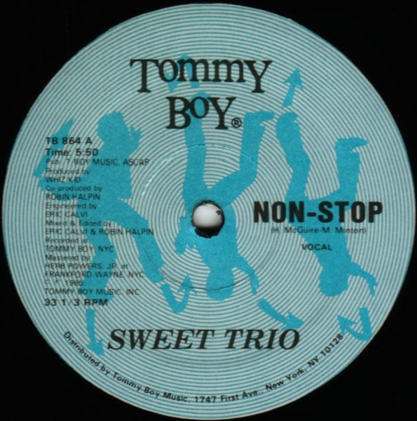 Sweet Trio - Non-Stop - Tommy Boy - TB 864 - 12" 2493122831