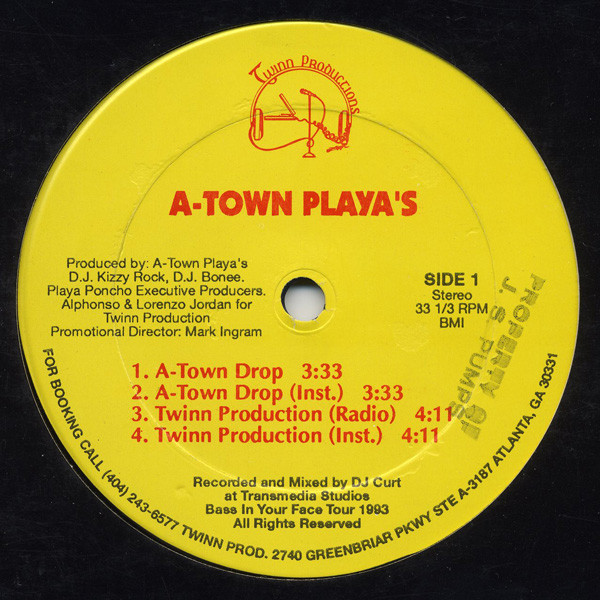 A-Town Players - A-Town Drop / Twinn Production / Freak That Hoe - Twinn Productions - DRP 9276 - 12" 2463913835