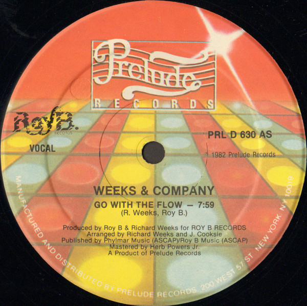 Weeks & Co. - Go With The Flow - Prelude Records - PRL D 630 - 12", Hau 2491774403