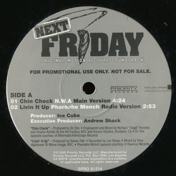 Various - Taste Of Next Friday (Original Motion Picture Soundtrack) - Priority Records - SPRO 81316 - 12", Promo 2470580144