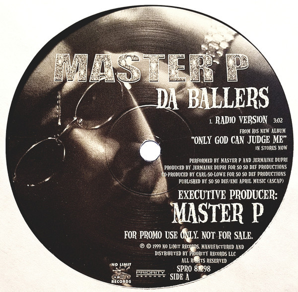 Master P - Da Ballers - No Limit Records - SPRO 81298 - 12", Promo 2463753188