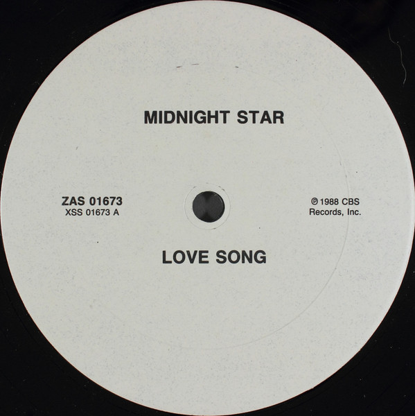 Midnight Star - Love Song - Epic - ZAS 01673 - 12", Promo 2448236744