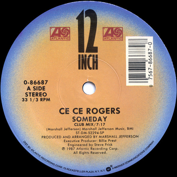 Ce Ce Rogers - Someday - Atlantic - 0-86687 - 12", Single 2491517951