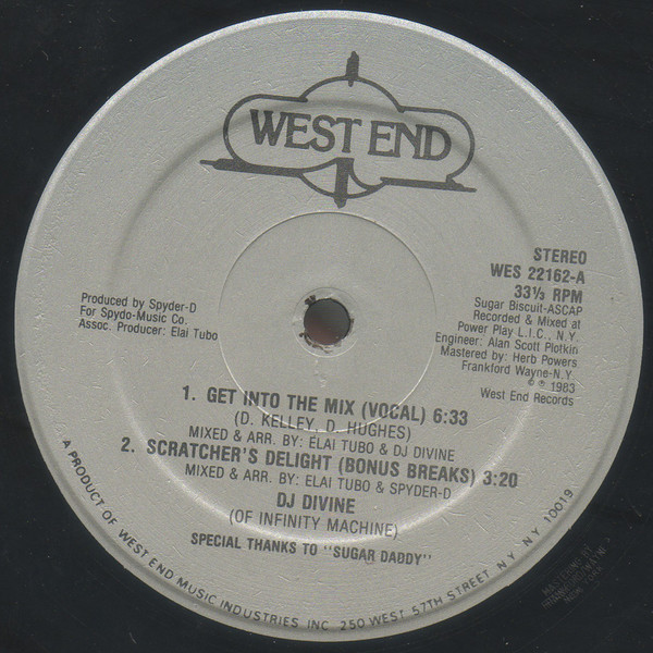 DJ Divine - Get Into The Mix - West End Records - WES 22162 - 12", Single 2427979874