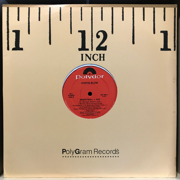Kurtis Blow / Ralph MacDonald - Basketball / The Game - Polydor - 881 529-1 - 12", Single, Ltd, S/Edition 2427899384