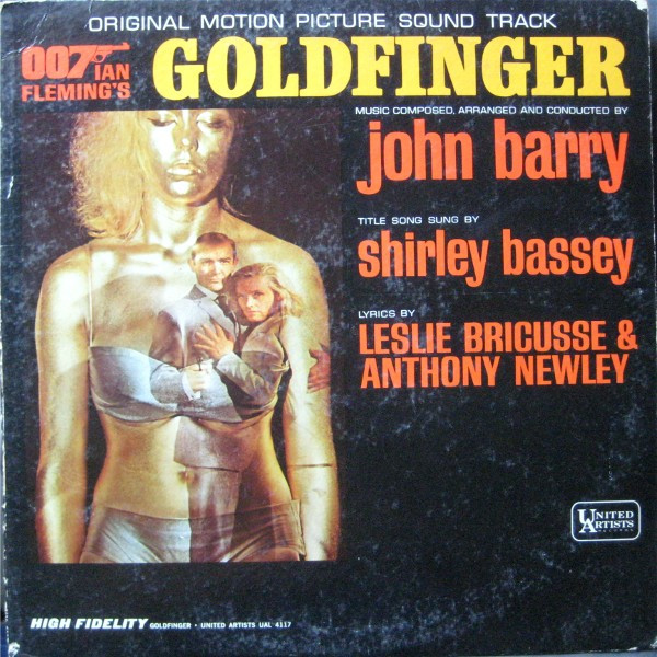 John Barry - Goldfinger (Original Motion Picture Soundtrack) - United Artists Records - UAL 4117 - LP, Album, Mono 2396375647