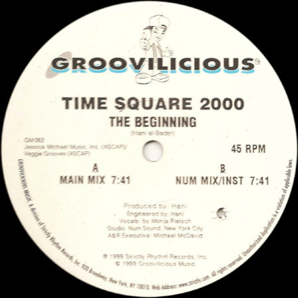 Hani - Time Square 2000 (The Beginning) - Groovilicious - GM 082 - 12" 2425851953