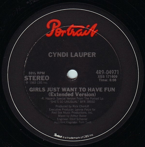 Cyndi Lauper - Girls Just Want To Have Fun (12")