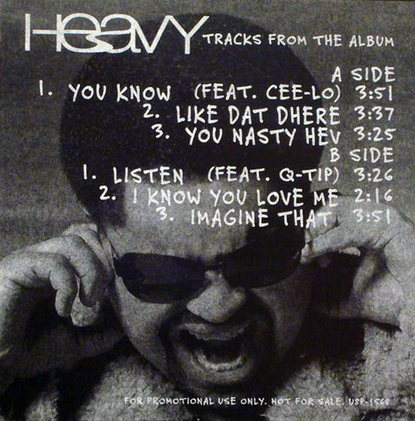 Heavy D - Heavy: Tracks From The Album - Universal Records - U8P 1568 - 12", Promo, Smplr 2463766427