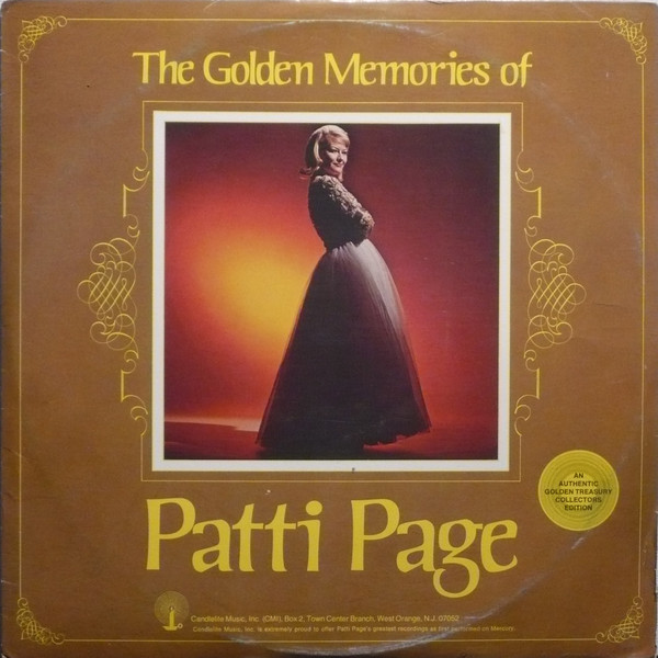 Patti Page - The Golden Memories Of - Candlelite Music - CMI-3249 CMI-3250 - 2xLP, Comp 2418201698