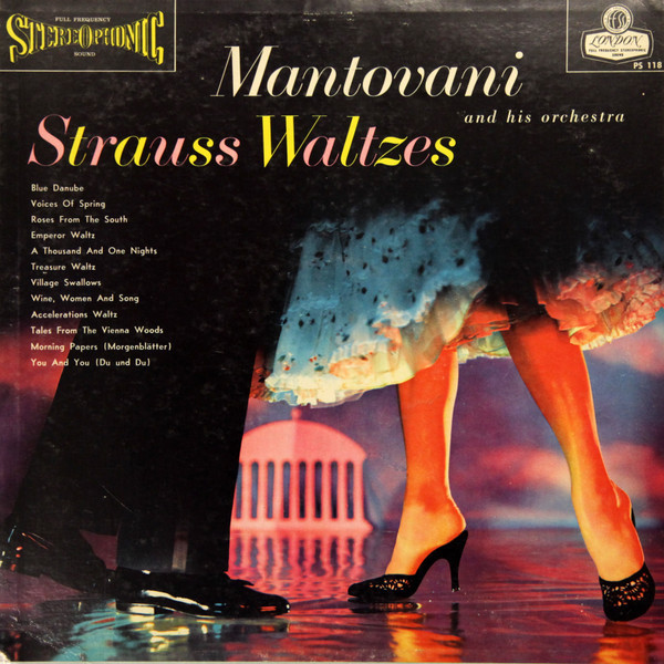 Mantovani And His Orchestra - Strauss Waltzes - London Records - PS 118 - LP, Album, RE 2489989100