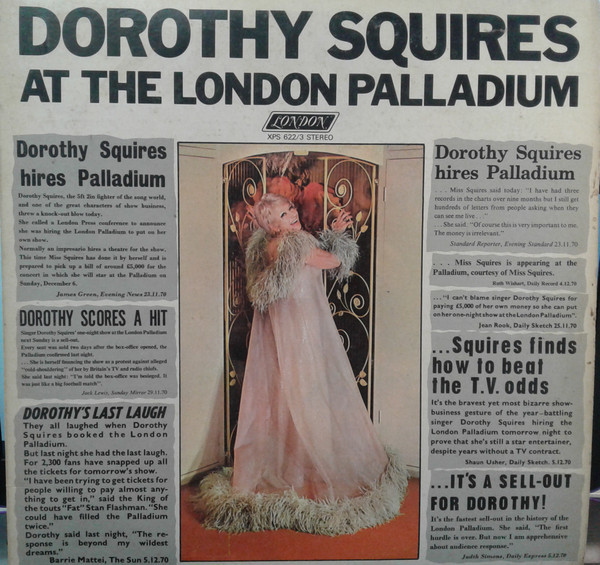 Dorothy Squires - At The London Palladium - London Records - XPS 622/3 - 2xLP 2396020501