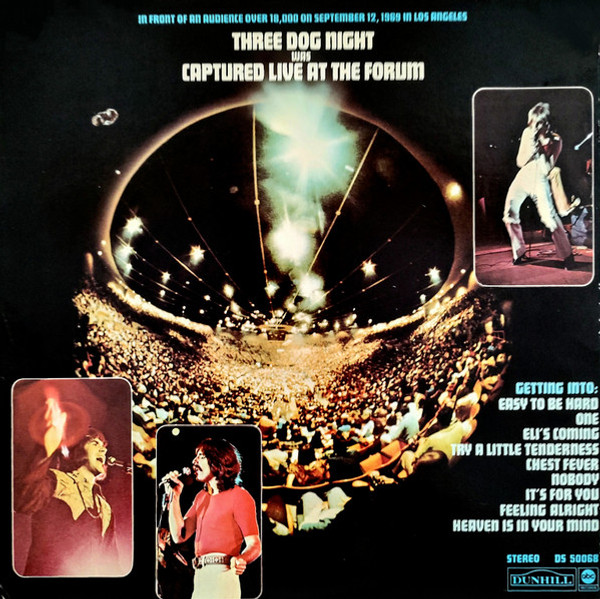 Three Dog Night - Captured Live At The Forum - Dunhill, ABC Records - DS 50068 - LP, Album, Pit 2476031291