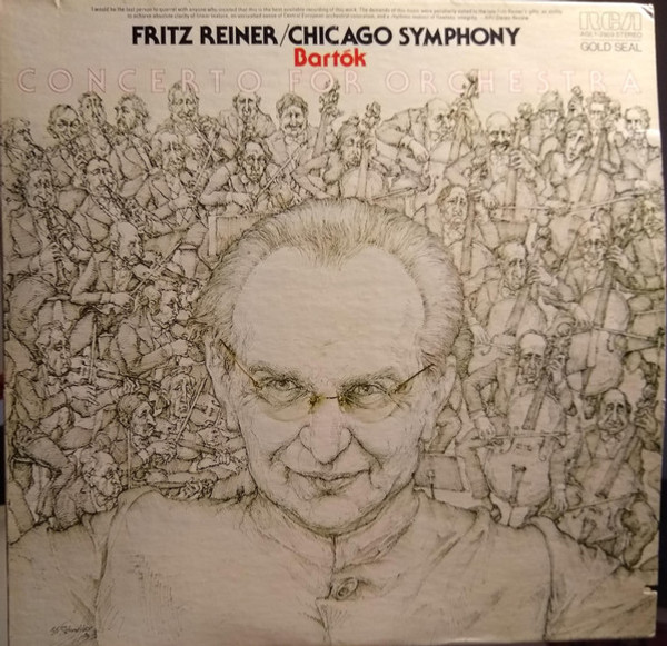 B√©la Bart√≥k - Fritz Reiner / The Chicago Symphony Orchestra - Concerto For Orchestra - RCA Gold Seal - AGL1-2909 - LP, Album, RE 2418188222