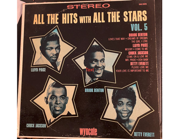 Various - All The Hits With All The Stars Vol. 5 - Wyncote - SW-9095 - LP, Comp 2426331365