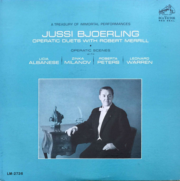 Jussi Bjoerling* With Robert Merrill - Operatic Duets with Robert Merrill (LP, Mono)