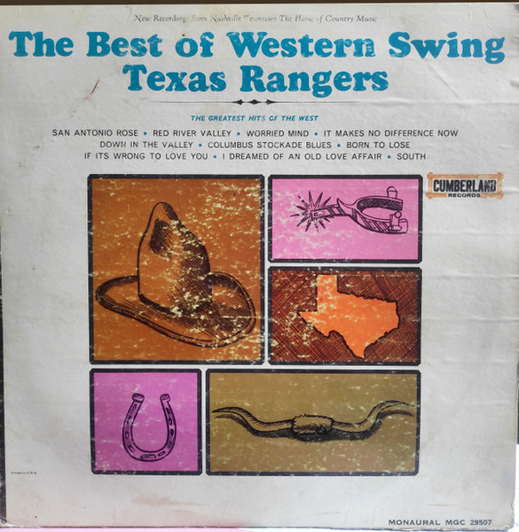 The Texas Rangers - The Best Of Western Swing (LP, Album)