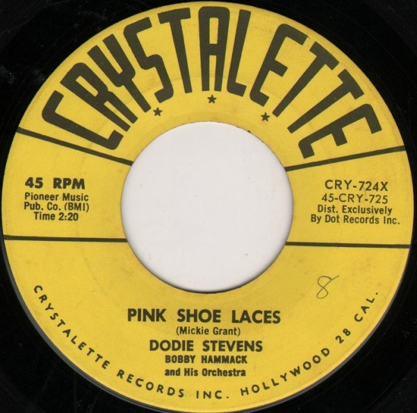 Dodie Stevens - Pink Shoe Laces (7", Single)