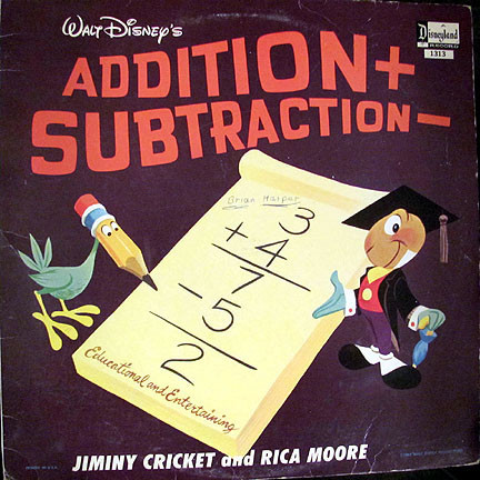 Jiminy Cricket & Rica Moore - Addition And Subtraction (LP)