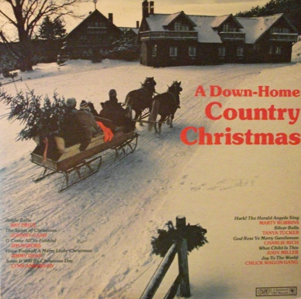 Various - A Down-Home Country Christmas (LP, Comp)