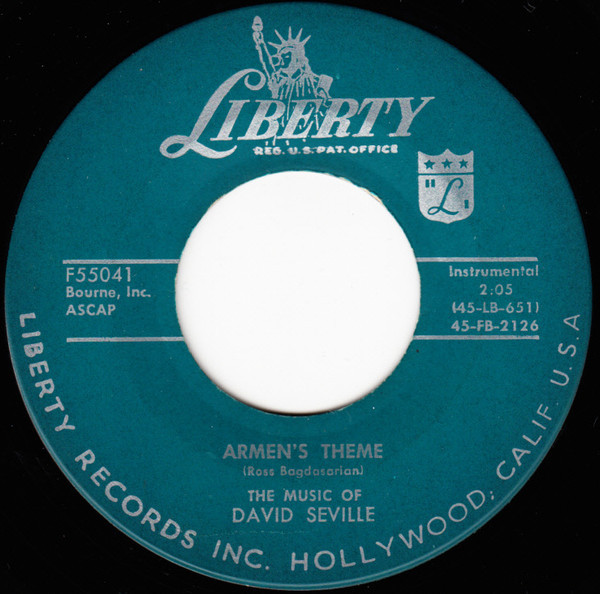 The Music Of David Seville* - Armen's Theme (7", Single)