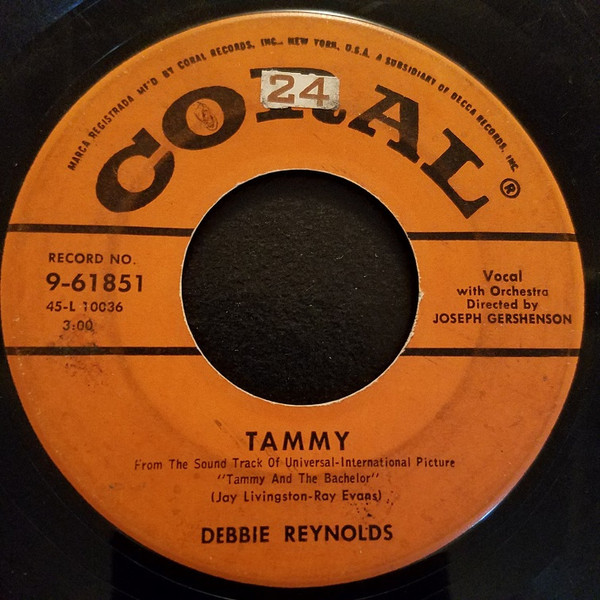 Debbie Reynolds - Tammy / French Heels (7", Single)