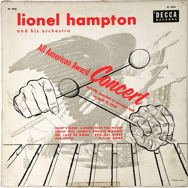 Lionel Hampton And His Orchestra - All American Award Concert (LP, Album, Mono, Ric)