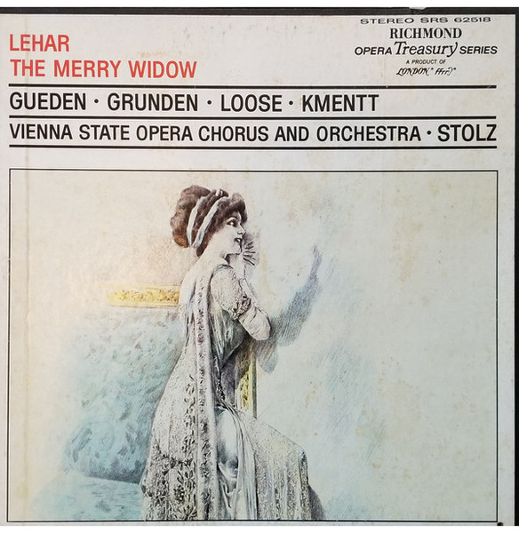 Lehar* - Gueden* • Grunden* • Loose* • Kmentt*, The Chorus* And Orchestra Of The Vienna State Opera* • Stolz* - The Merry Widow (2xLP, RE + Box)