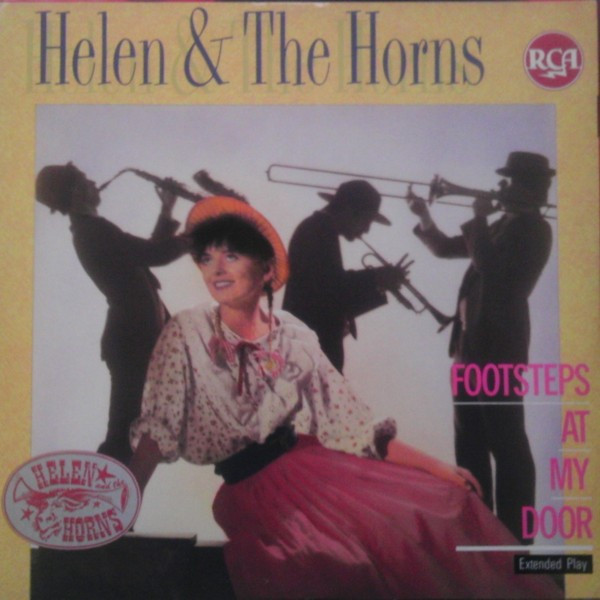 Helen & The Horns* - Footsteps At My Door (12", Single)