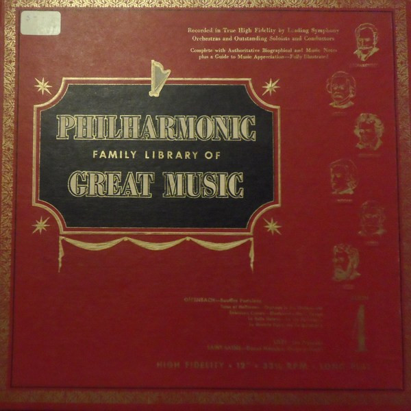 Jacques Offenbach, Franz Liszt, Camille Saint-Saëns - Philharmonic Family Library Of Great Music 4 (LP + Box)