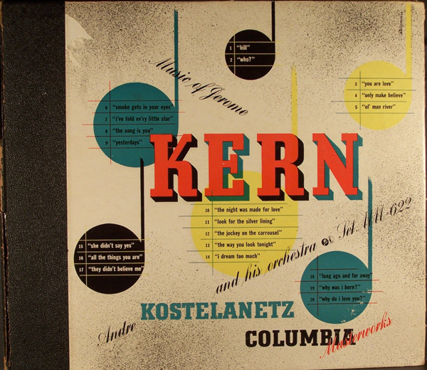 Jerome Kern : Andre Kostelanetz And His Orchestra* - Music Of Jerome Kern (4xShellac, 12", Album)