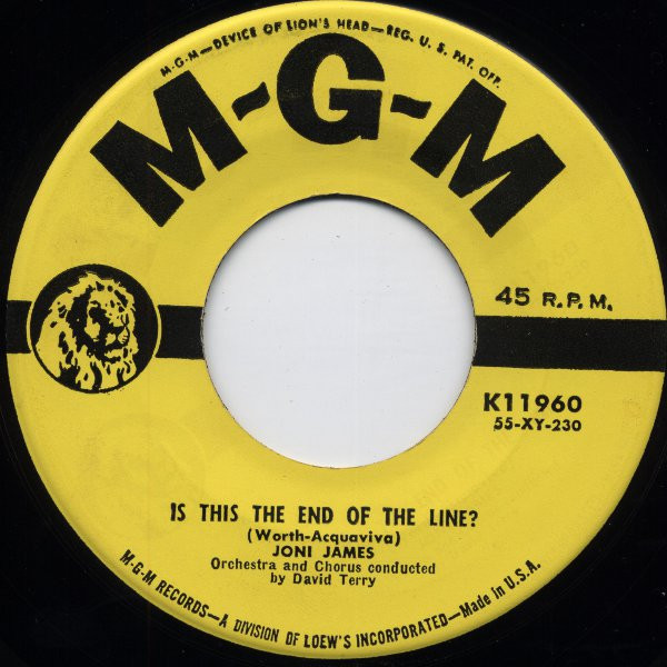 Joni James - Is This The End Of The Line? (7", Single)