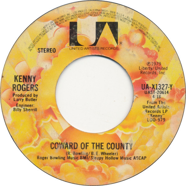 Kenny Rogers - Coward Of The County (7", Single)