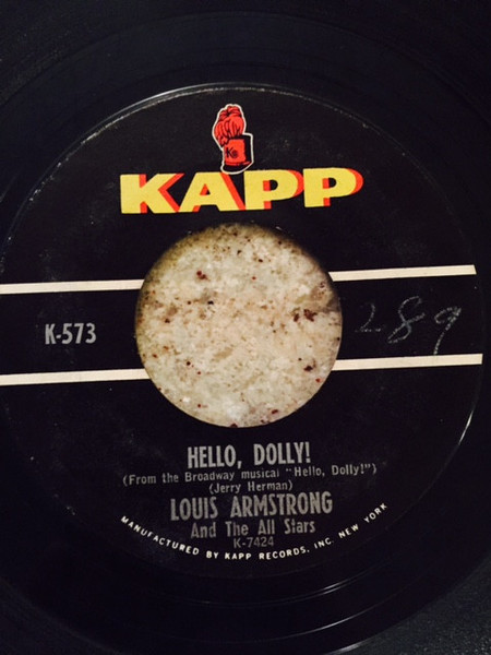 Louis Armstrong - Hello, Dolly!/A Lot Of Livin' To Do (7", Single, Ter)